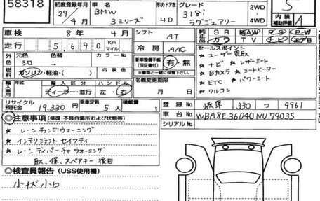 BMW 3 серия, 2017 год, 1 850 000 рублей, 24 фотография