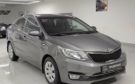 KIA Rio III рестайлинг, 2015 год, 857 000 рублей, 3 фотография