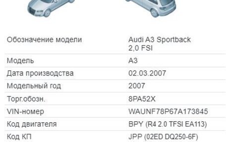 Audi A3, 2007 год, 500 000 рублей, 1 фотография