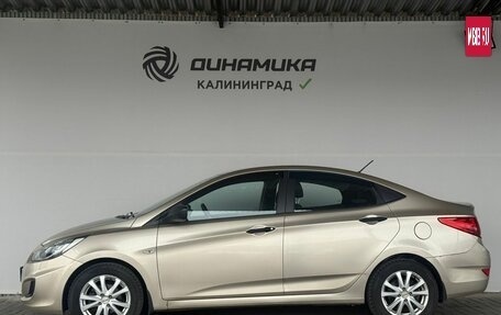 Hyundai Solaris II рестайлинг, 2011 год, 850 000 рублей, 2 фотография