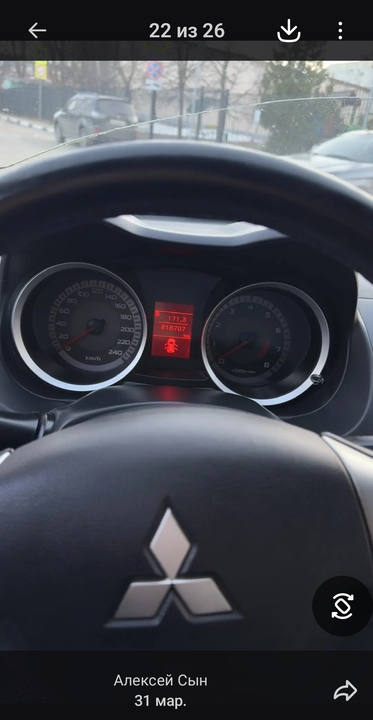 Mitsubishi Lancer X, 2007 год, 605 000 рублей, 6 фотография