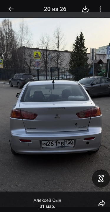 Mitsubishi Lancer X, 2007 год, 605 000 рублей, 9 фотография
