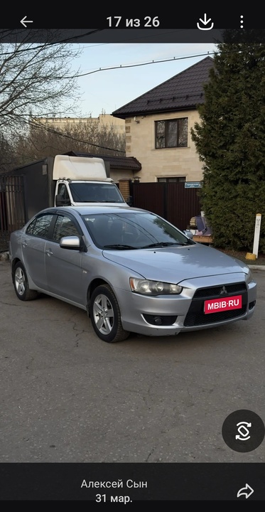 Mitsubishi Lancer X, 2007 год, 605 000 рублей, 2 фотография