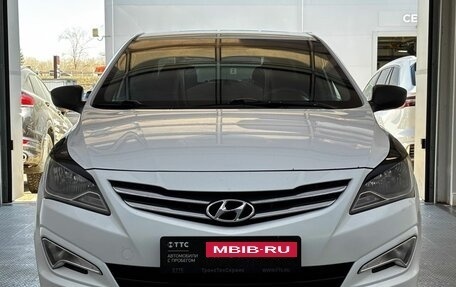 Hyundai Solaris II рестайлинг, 2014 год, 655 000 рублей, 2 фотография