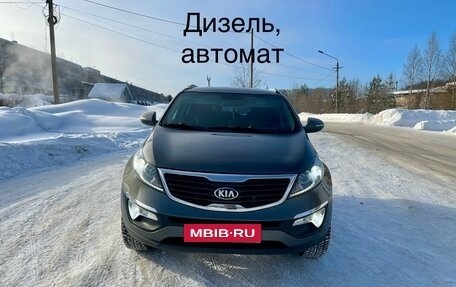 KIA Sportage III, 2012 год, 1 350 000 рублей, 2 фотография