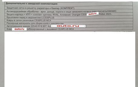 Changan CS35 Plus, 2024 год, 1 890 000 рублей, 9 фотография