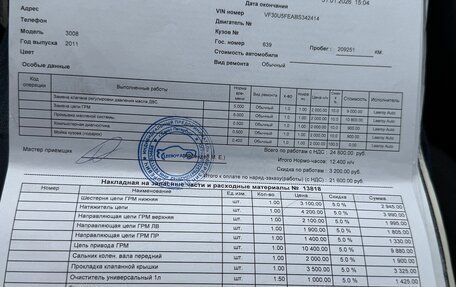 Peugeot 3008 I рестайлинг, 2011 год, 630 000 рублей, 11 фотография