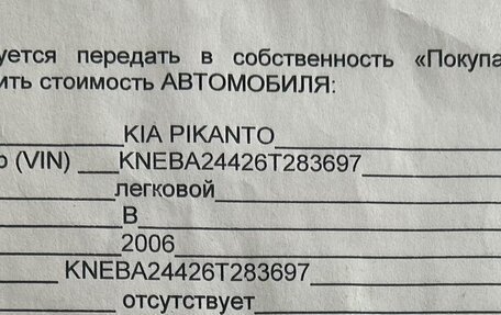 KIA Picanto I, 2006 год, 420 000 рублей, 21 фотография