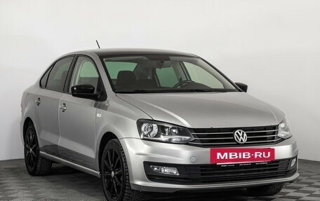 Volkswagen Polo VI (EU Market), 2017 год, 1 199 000 рублей, 3 фотография