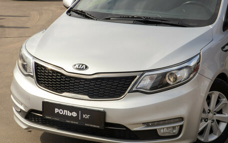 KIA Rio III рестайлинг, 2016 год, 1 187 000 рублей, 18 фотография