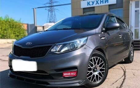 KIA Rio III рестайлинг, 2015 год, 1 100 000 рублей, 1 фотография
