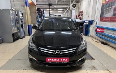 Hyundai Solaris II рестайлинг, 2014 год, 630 000 рублей, 1 фотография