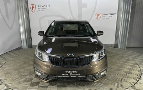 KIA Rio III рестайлинг, 2016 год, 1 350 000 рублей, 2 фотография