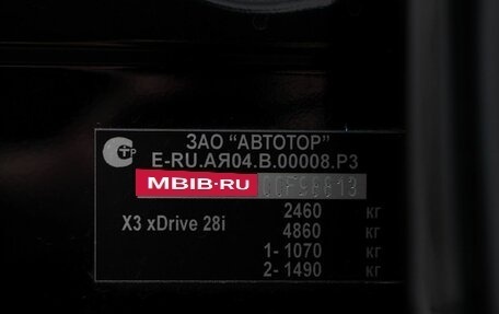 BMW X3, 2014 год, 1 730 000 рублей, 32 фотография