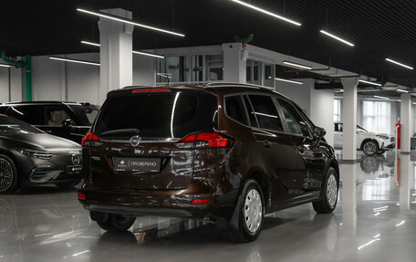 Opel Zafira C рестайлинг, 2012 год, 1 180 000 рублей, 5 фотография