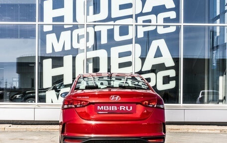 Hyundai Solaris II рестайлинг, 2021 год, 1 350 000 рублей, 4 фотография