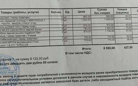 Ford Fusion I, 2005 год, 450 000 рублей, 18 фотография