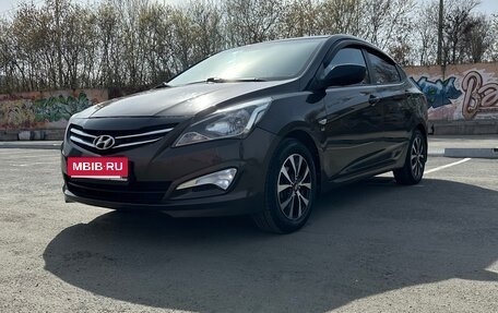 Hyundai Solaris II рестайлинг, 2014 год, 1 150 000 рублей, 2 фотография