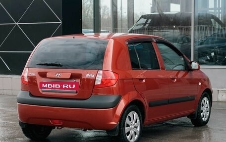 Hyundai Getz I рестайлинг, 2008 год, 580 000 рублей, 5 фотография