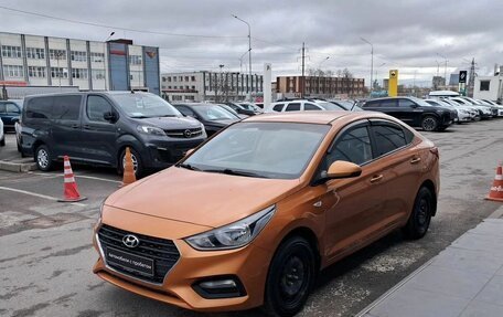 Hyundai Solaris II рестайлинг, 2018 год, 1 050 000 рублей, 3 фотография