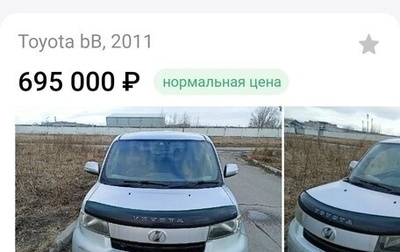 Toyota bB II рестайлинг, 2011 год, 680 000 рублей, 1 фотография