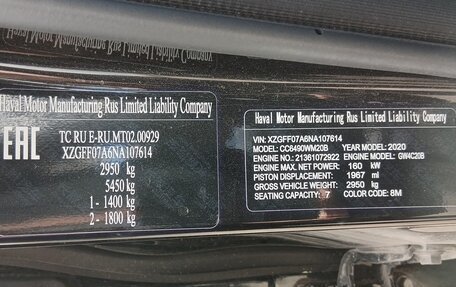 Haval H9 I рестайлинг, 2022 год, 2 861 000 рублей, 9 фотография
