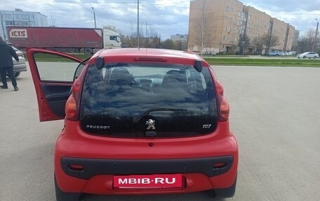 Peugeot 107 I рестайлинг, 2012 год, 510 000 рублей, 6 фотография