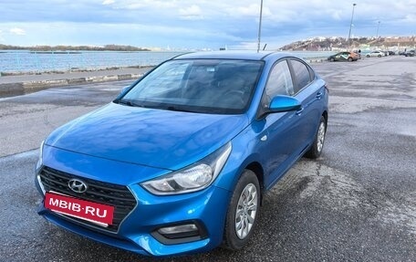 Hyundai Solaris II рестайлинг, 2017 год, 1 350 000 рублей, 5 фотография