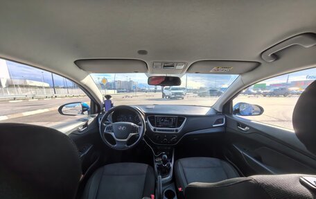 Hyundai Solaris II рестайлинг, 2017 год, 1 350 000 рублей, 20 фотография