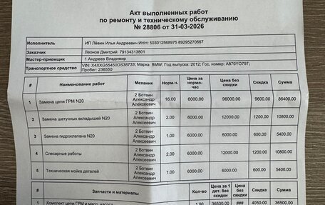 BMW 5 серия, 2012 год, 1 330 000 рублей, 23 фотография