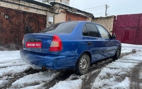 Hyundai Accent II, 2003 год, 190 000 рублей, 4 фотография