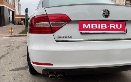 Skoda Superb III рестайлинг, 2014 год, 1 345 000 рублей, 21 фотография