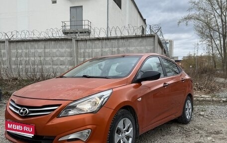 Hyundai Solaris II рестайлинг, 2014 год, 760 000 рублей, 1 фотография