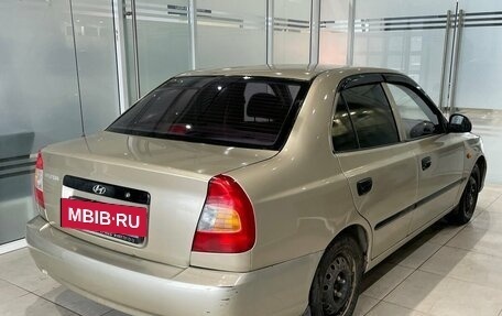 Hyundai Accent II, 2004 год, 395 000 рублей, 4 фотография