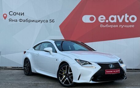 Lexus RC I рестайлинг, 2017 год, 3 149 000 рублей, 3 фотография