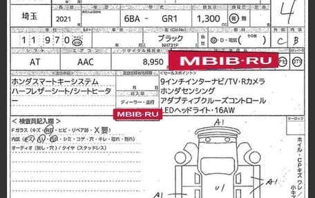 Honda Fit, 2020 год, 1 690 000 рублей, 19 фотография