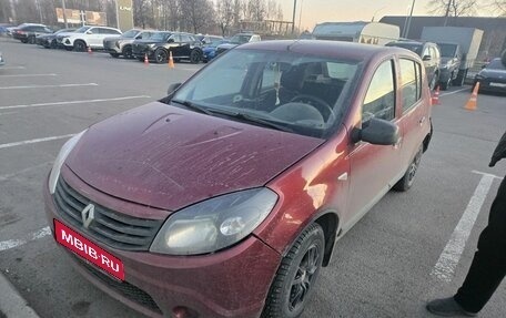 Renault Sandero I, 2011 год, 389 000 рублей, 1 фотография