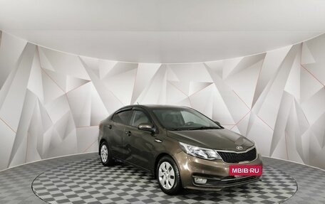 KIA Rio III рестайлинг, 2016 год, 995 000 рублей, 3 фотография