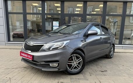 KIA Rio III рестайлинг, 2015 год, 910 000 рублей, 1 фотография