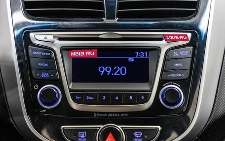 Hyundai Solaris II рестайлинг, 2014 год, 1 068 000 рублей, 23 фотография