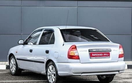 Hyundai Accent II, 2007 год, 484 000 рублей, 2 фотография