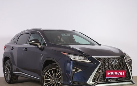 Lexus RX IV рестайлинг, 2016 год, 3 999 000 рублей, 1 фотография