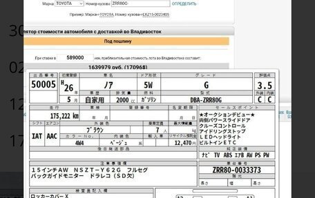Toyota Noah III, 2014 год, 1 830 000 рублей, 19 фотография