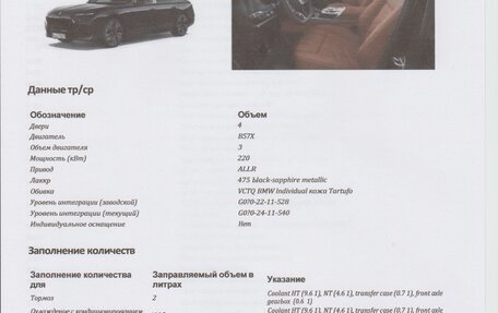 BMW 7 серия, 2022 год, 13 500 000 рублей, 27 фотография