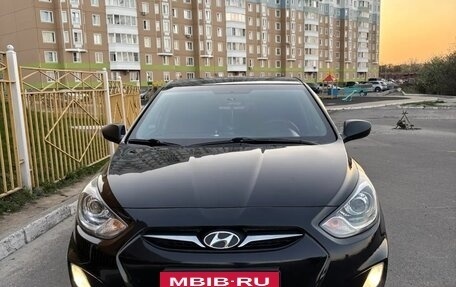 Hyundai Solaris II рестайлинг, 2014 год, 800 000 рублей, 4 фотография