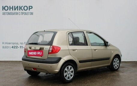 Hyundai Getz I рестайлинг, 2008 год, 469 000 рублей, 6 фотография