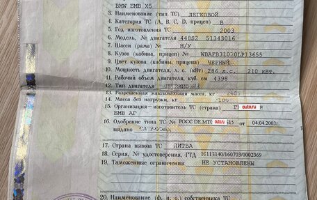 BMW X5, 2003 год, 1 950 000 рублей, 17 фотография
