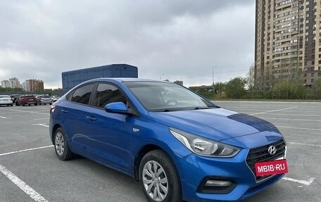 Hyundai Solaris II рестайлинг, 2019 год, 950 000 рублей, 2 фотография