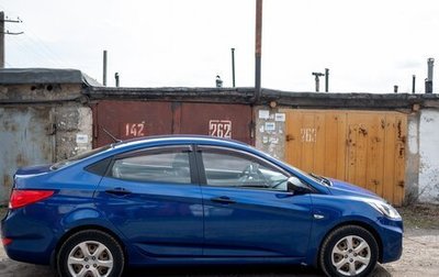 Hyundai Solaris II рестайлинг, 2011 год, 870 000 рублей, 1 фотография