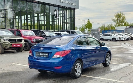 Hyundai Solaris II рестайлинг, 2011 год, 720 000 рублей, 6 фотография